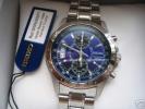 FS: NIB SEIKO Chrono Column Wheel Formula 1 in Steel SNN095P1