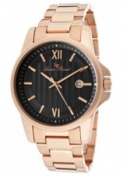 Lucien Piccard 10048-RG-11 Men's Breithorn Black Dial Rose Gold T