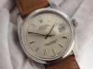 FSOT: ROLEX MENS STAINLESS STEEL DATE ON STRAP. REF 1500 - CIRCA 1979 FSOT: ROLEX MENS STAINLESS STEEL DATE ON STRAP. REF 1500 - CIRCA 1979