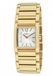 JACQUES LEMANS GU210K Women's silver Dial Gold Plated Stainl