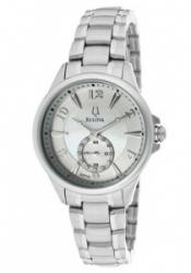 Bulova 96P116 Women's White Diamond White MOP & Silver D