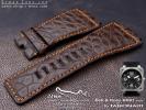 FS : Bell & Ross BR01 Genuine Alligator Head Replacement Watch Band, Maroon & Black version