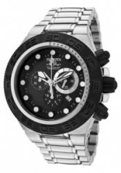 Invicta 1527 Men's Subaqua/Sports Chronograph Black Dial Stainless Steel
