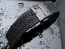 FS : PVD Black Deployant Clasp on 20mm & 22mm Silicon Watch Bands