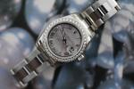 FS: Rolex Ladies Datejust 179174 factory black  MOP dial