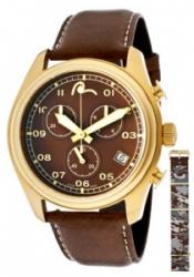 Evisu 7003-03 Men's Hiro Chronograph Brown Dial Br Evisu 7003-03 Men's Hiro Chronograph Brown Dial Br
