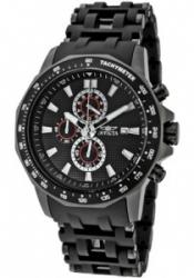 Invicta 1933 Men's Sea Spider Chronograph Black Polyurethane &amp