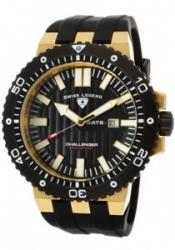 SWISS LEGEND 10126-YG-01-BB Men's Challenger Black Dial Gold