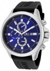 Invicta 1837 Men's Specialty Blue Dial Black Polyurethane Invicta 1837 Men's Specialty Blue Dial Black Polyurethane