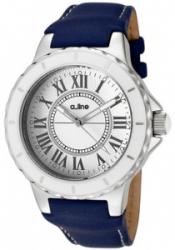 a_line 20012 Women's Marina White Dial Blue Leather
