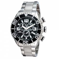 Adee Kaye AK5434-M-BLK Pilot Combat Edition Swiss Chronograph Mov