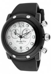 Glam Rock GK1130 Women's Miami Beach Chronograph White Dial Black Sili